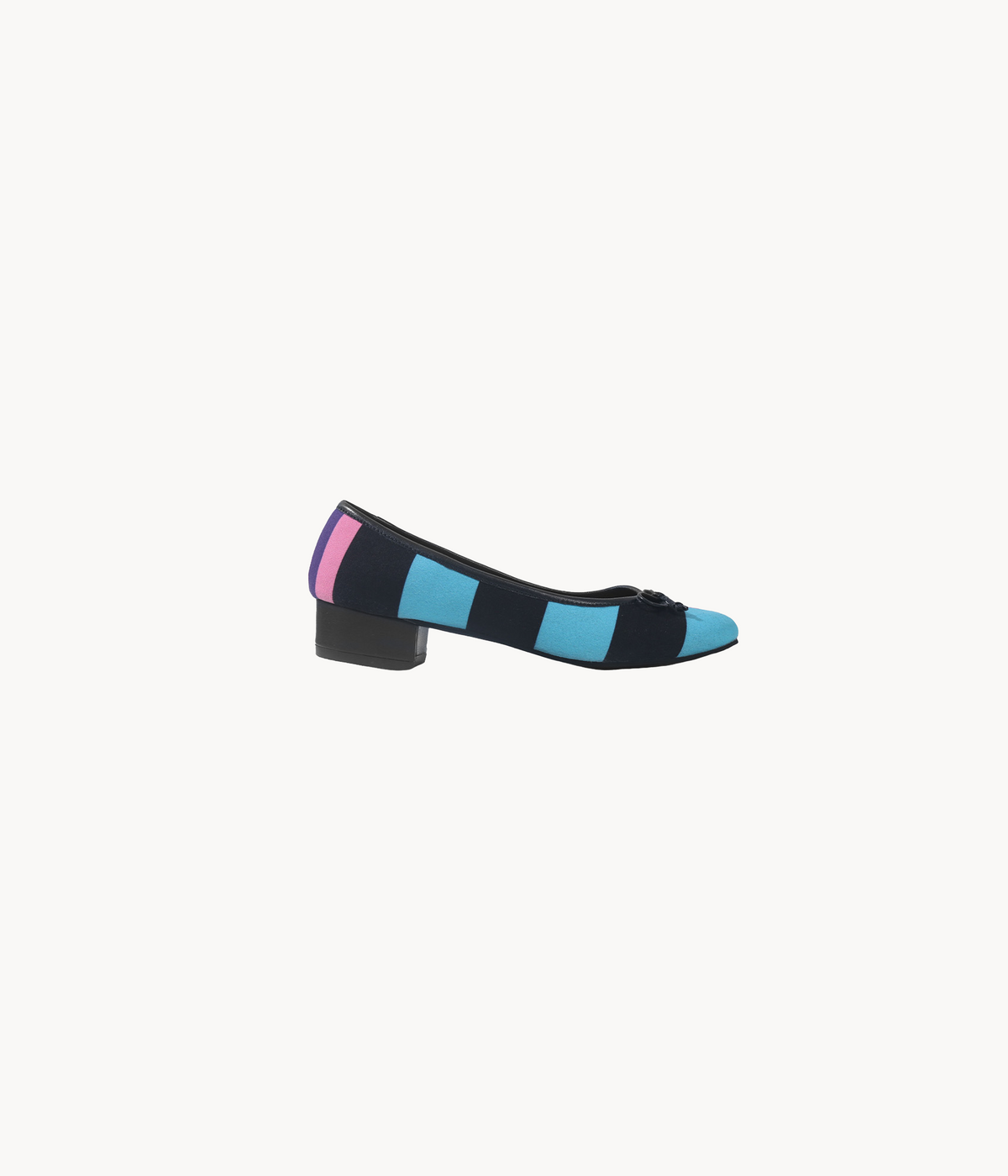 Stripes Ballet Flats