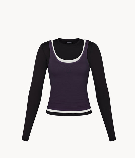 Long Sleeve Layered Top