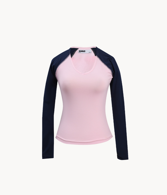 V-Neck Long Sleeve Top