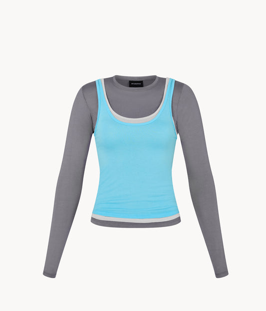 Long Sleeve Layered Top