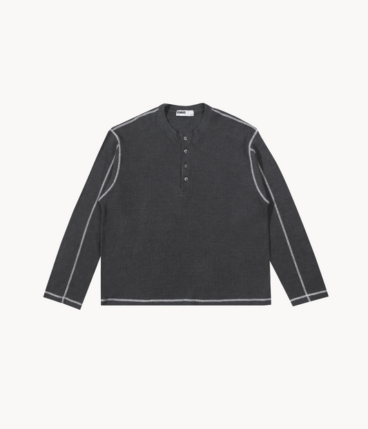 Washed Henley Shirt