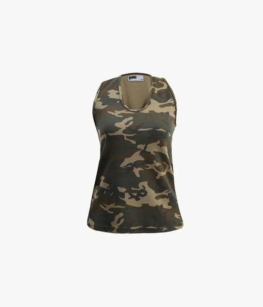 Camo Racer Top