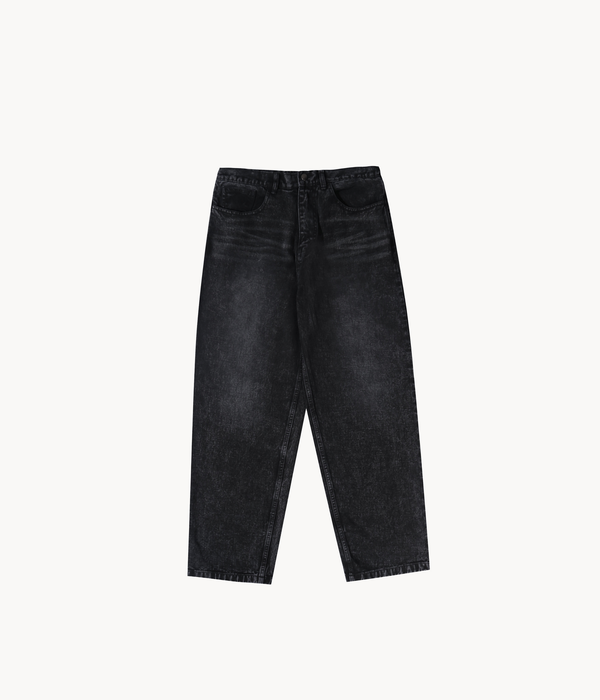 Black Washed Denim Jeans