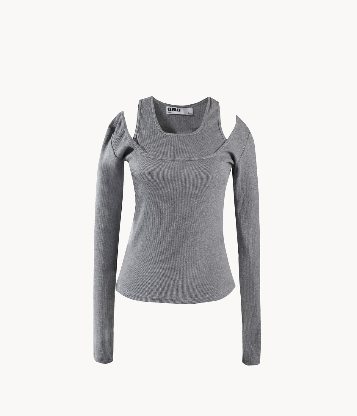 Layered Long Sleeve Rib Top