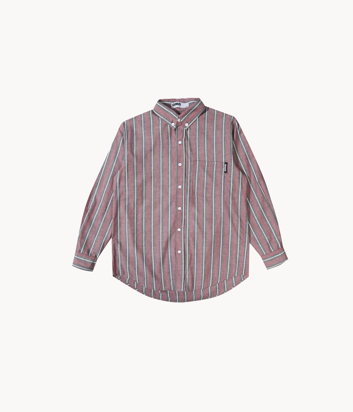 Washed Stripes Long Sleeve Shirt