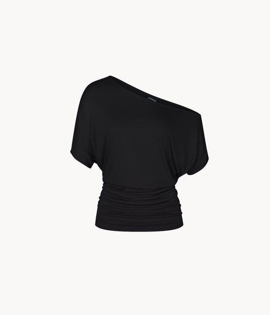One Shoulder Draped Top