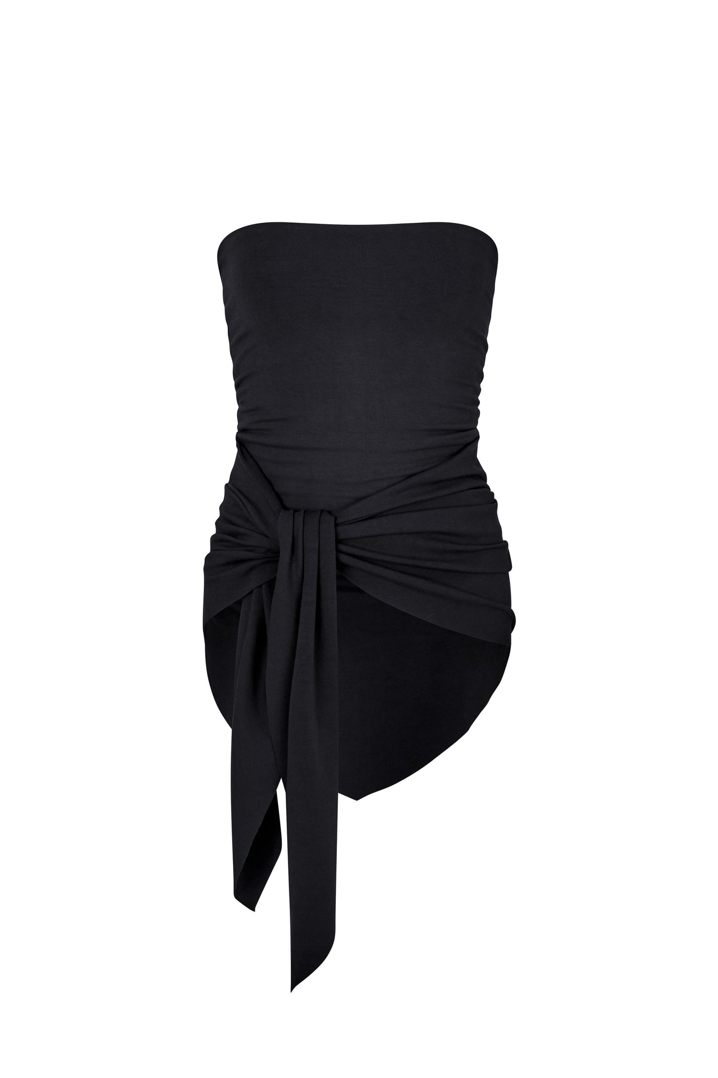 Wrap Tube Top in Black