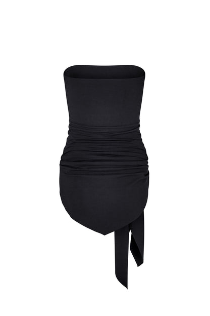 Wrap Tube Top in Black