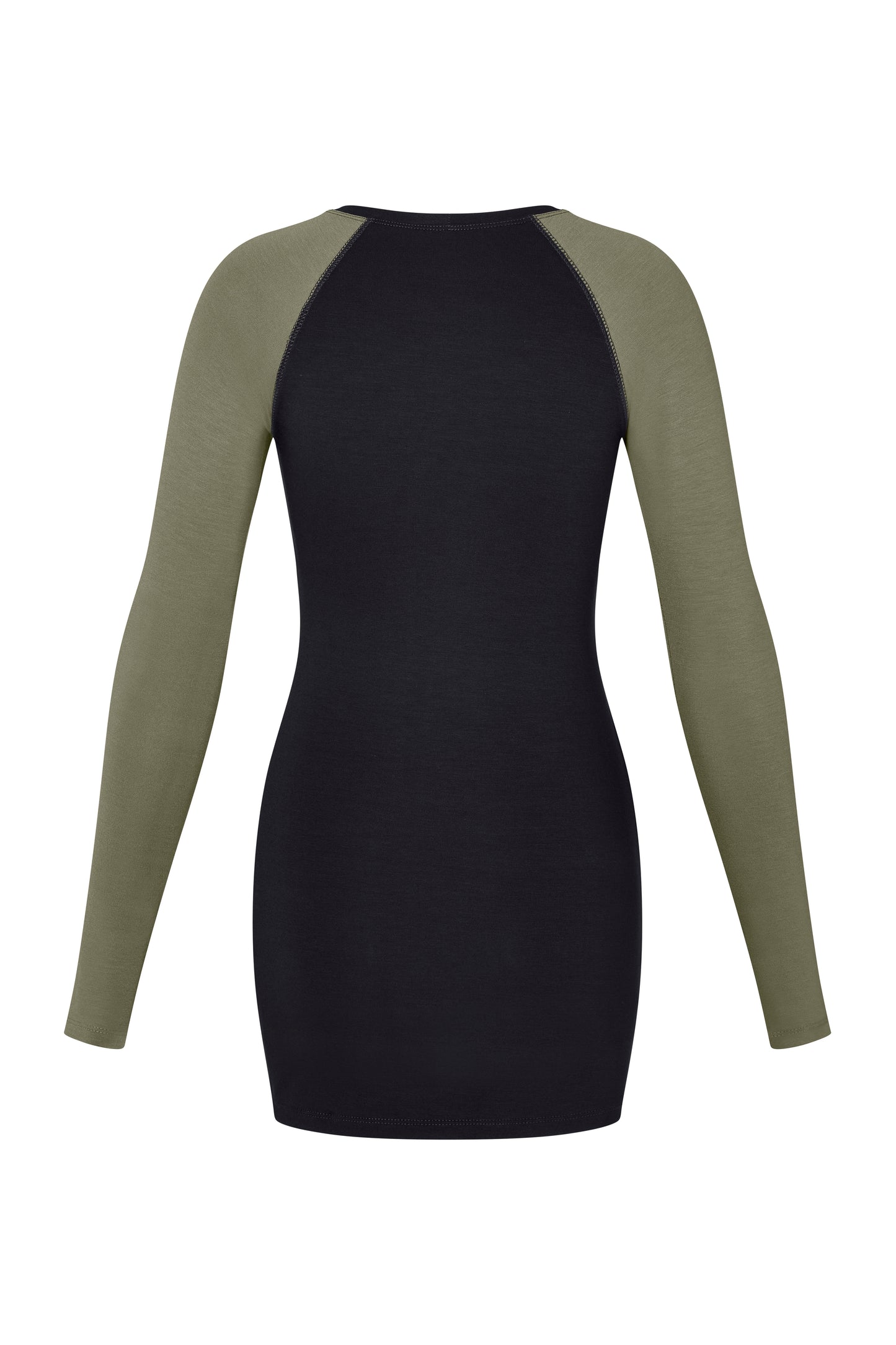 Raglan Mini Dress - Moss-Midnight