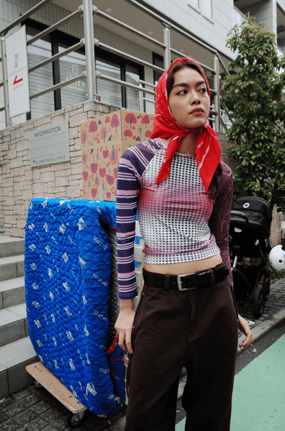Ink Mesh Top
