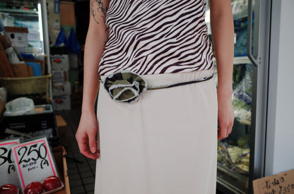 Nude Midi Skirt