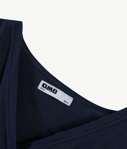 Dahlia Long Sleeve Top in Navy