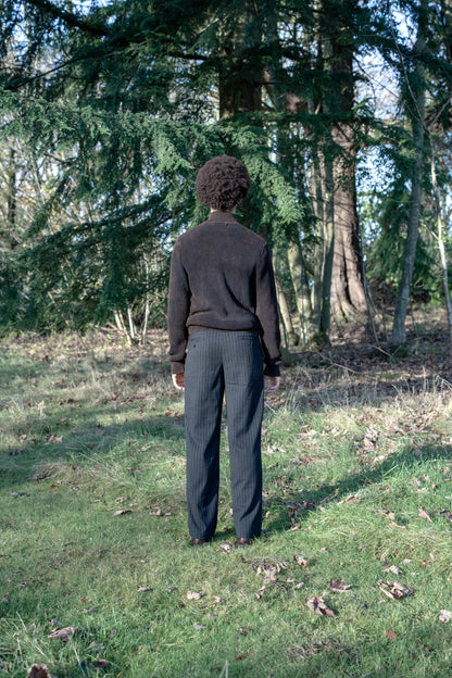 Pinstripe Wool Pants