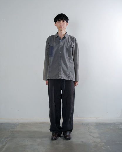 Washed Chore Jacket in Grey