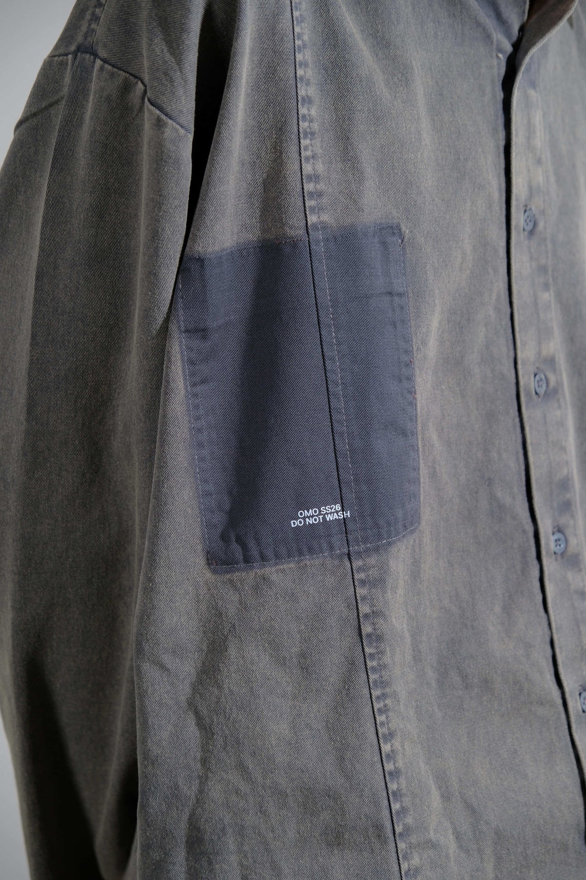 Washed Chore Jacket in Grey