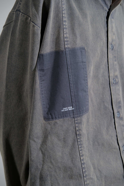 Washed Chore Jacket in Grey