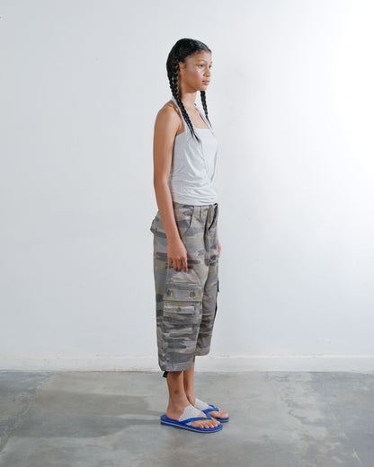 Bandeau Twist Top in Grey