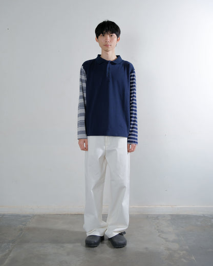 Long Sleeve Polo Stripes