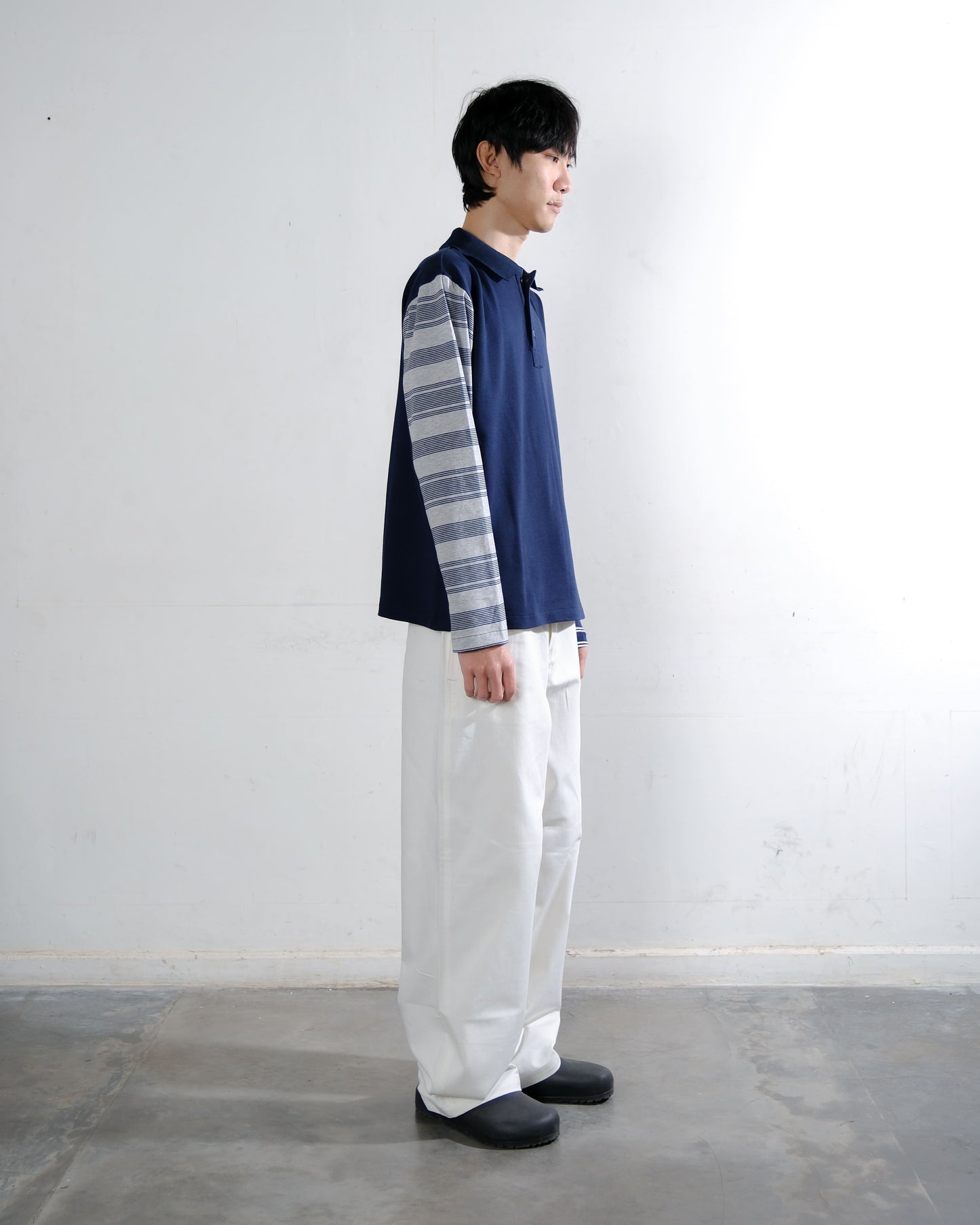 Long Sleeve Polo Stripes