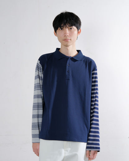 Long Sleeve Polo Stripes