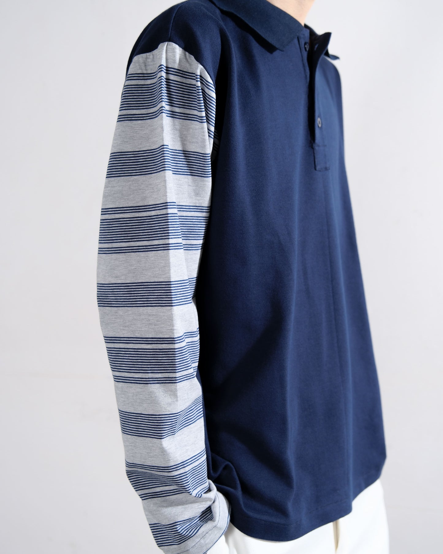 Long Sleeve Polo Stripes