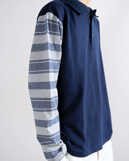 Long Sleeve Polo Stripes