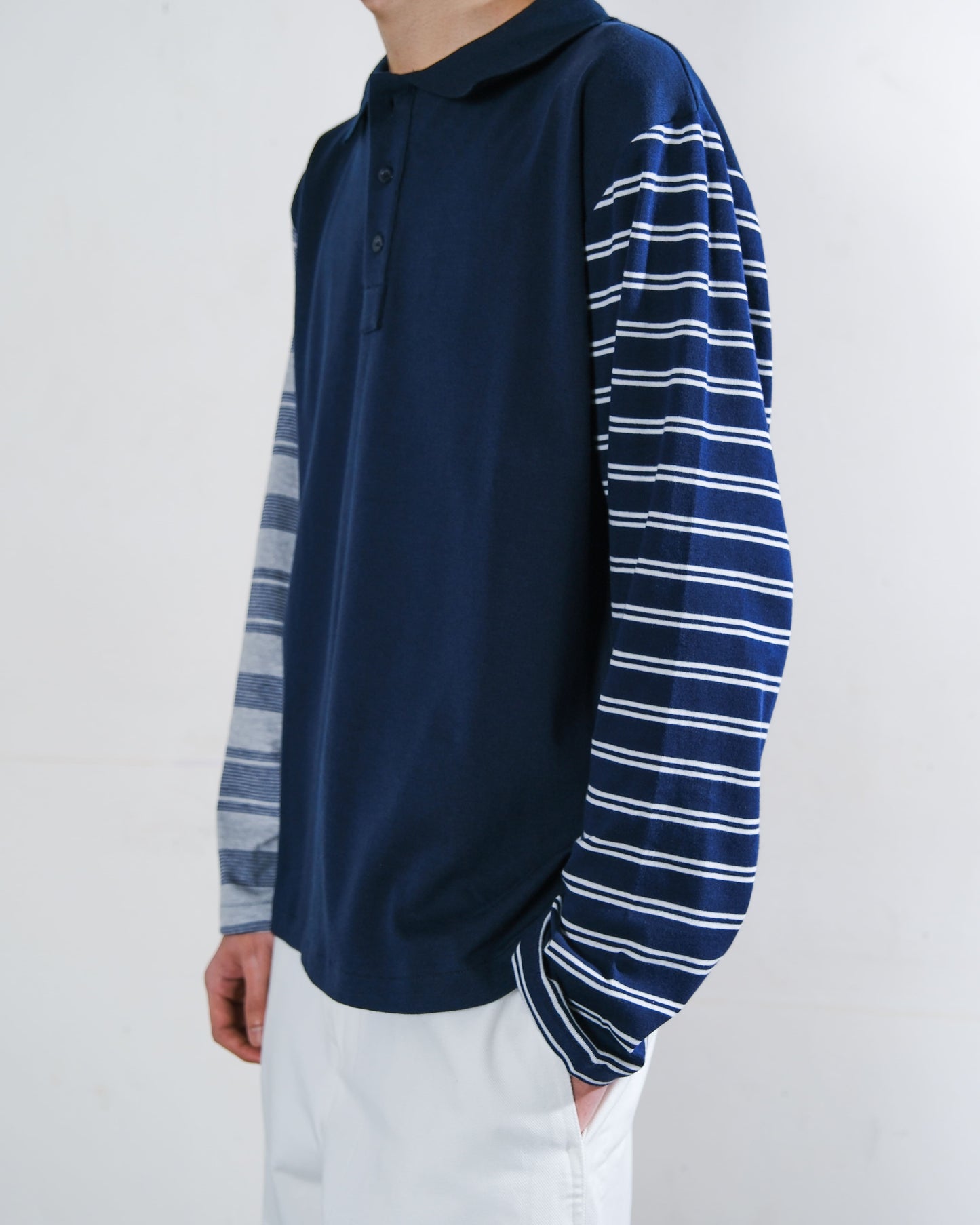 Long Sleeve Polo Stripes