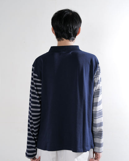 Long Sleeve Polo Stripes