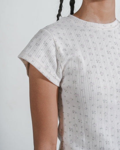 Pointelle Top
