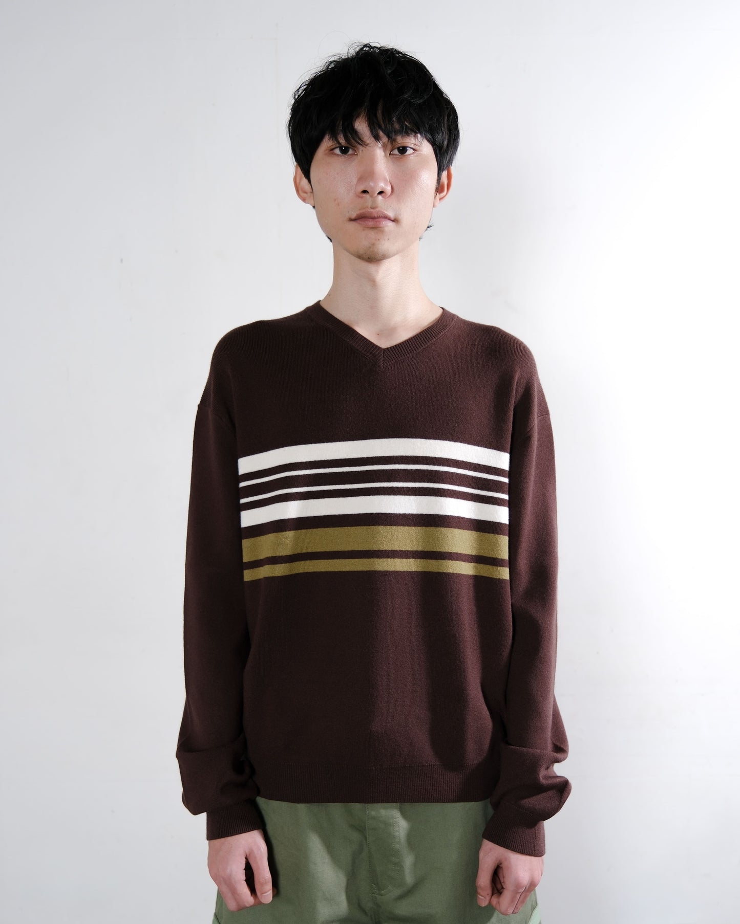 V- Neck Knit Sweater