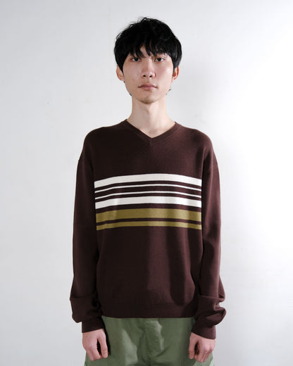 V- Neck Knit Sweater