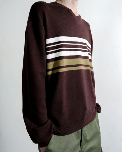 V- Neck Knit Sweater