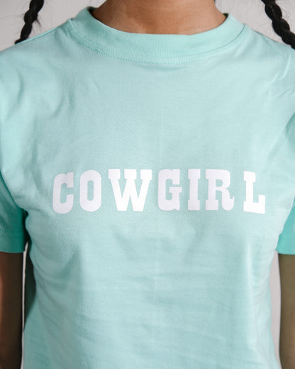 Cowgirl Baby T-Shirt in Mint