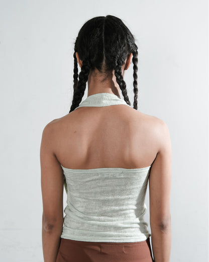 Bandeau Twist Top in Mint