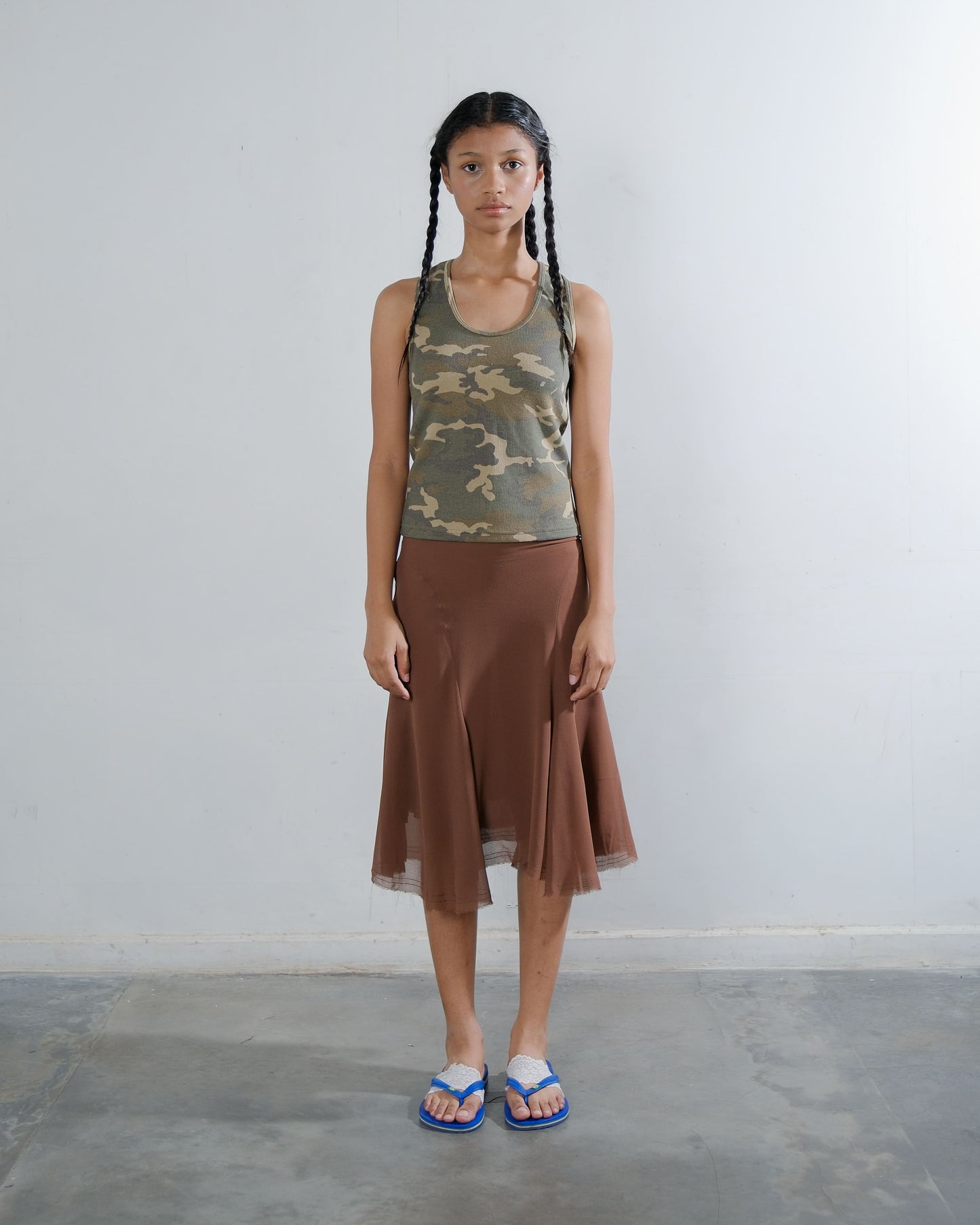 Camo Racer Top