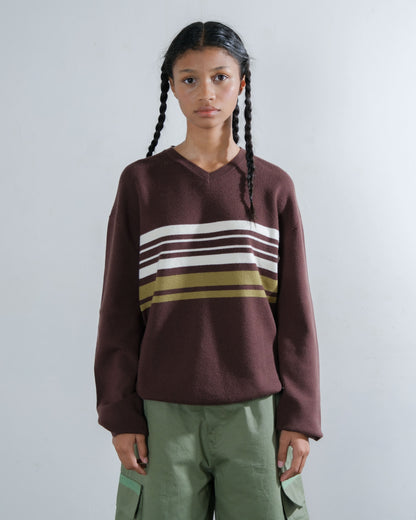 V- Neck Knit Sweater