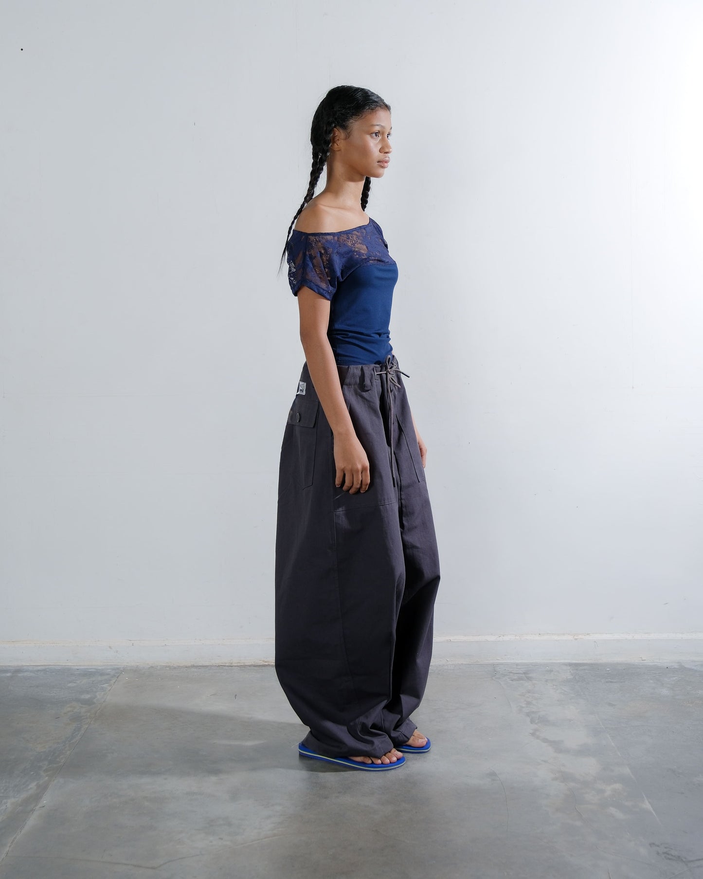 Zia Top in Navy