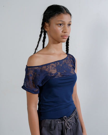 Zia Top in Navy