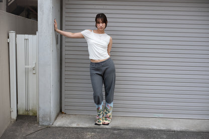 One Shoulder Layered Top in White