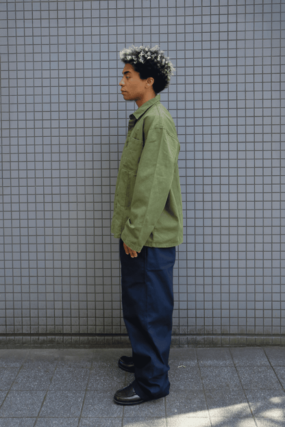 Washed Chore Jacket in Green