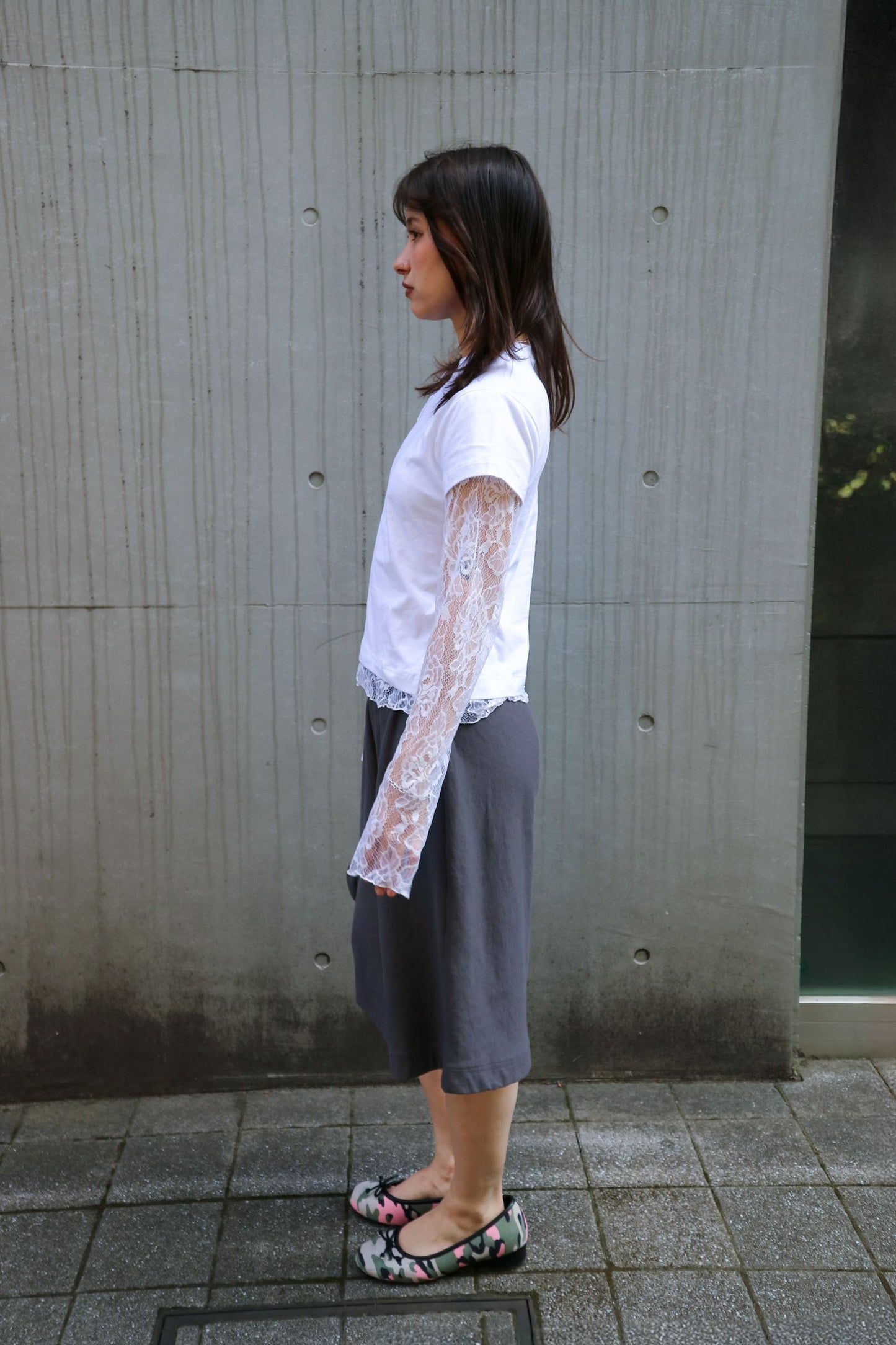 T-Shirt Over Lace