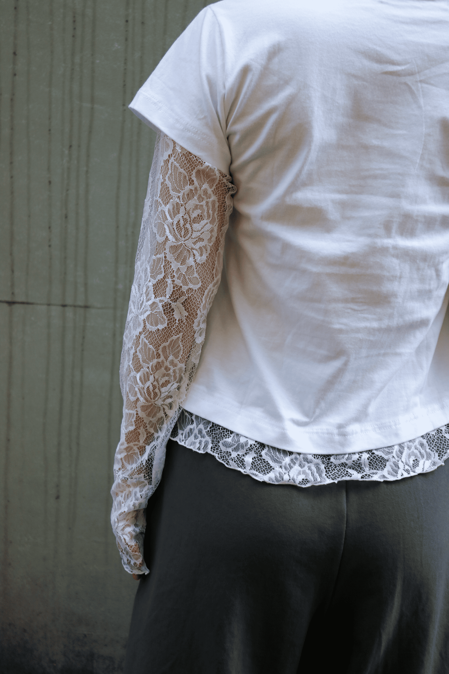 T-Shirt Over Lace