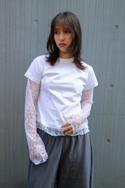 T-Shirt Over Lace