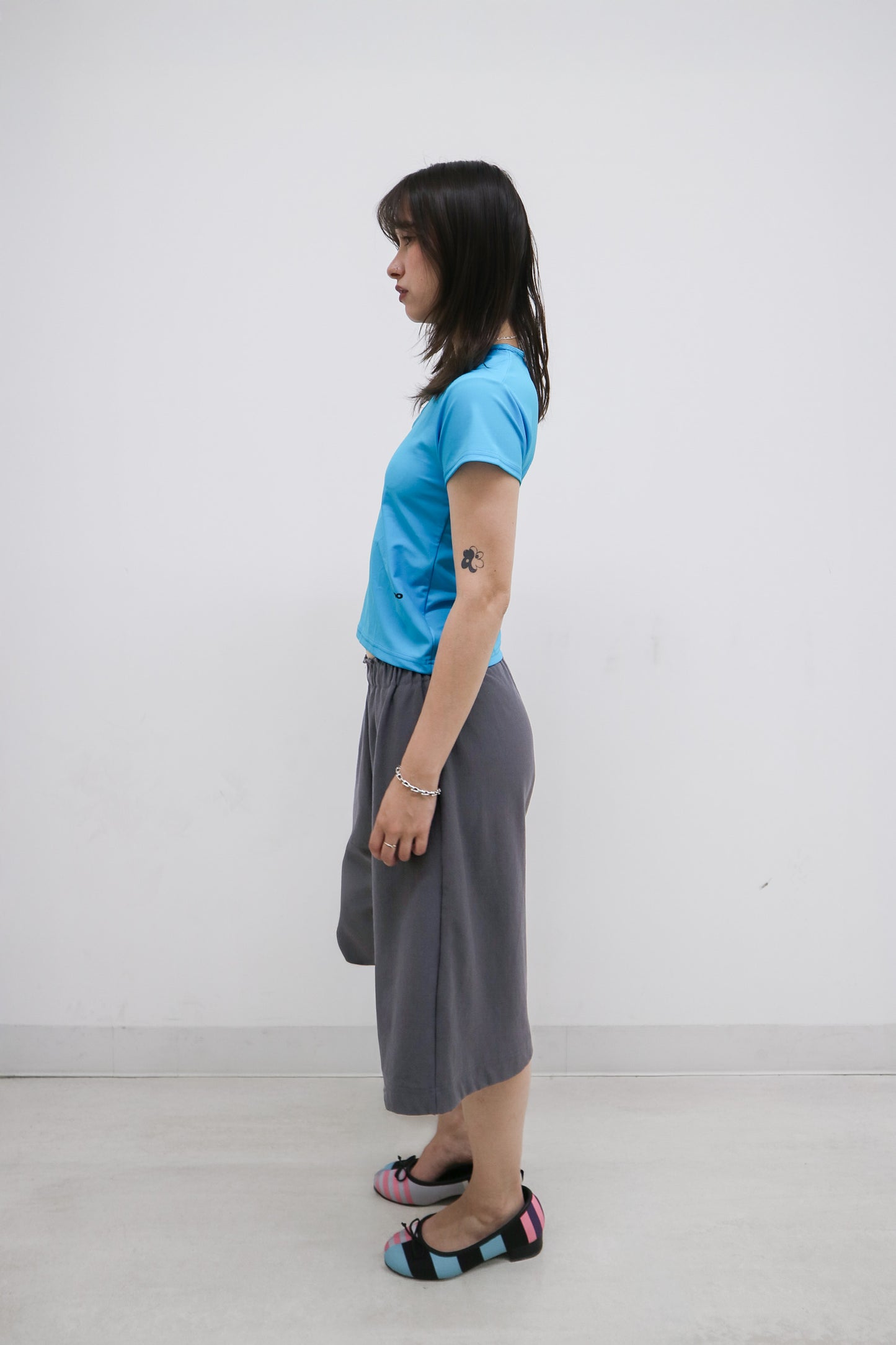 V-Neck Top in Azure