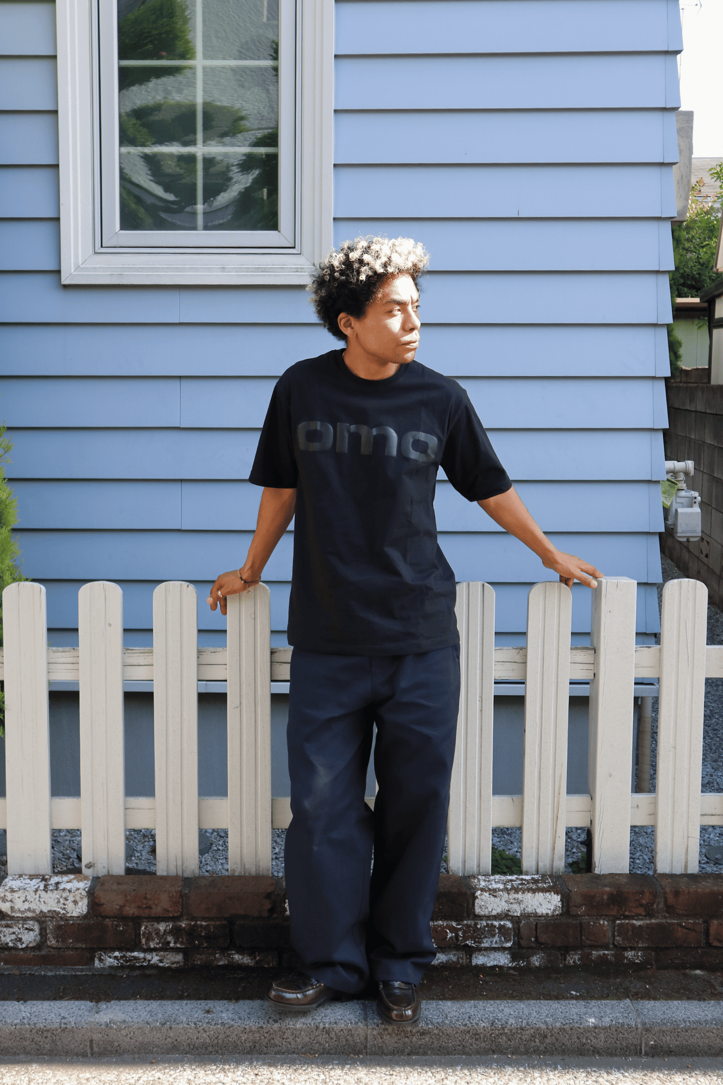OMO Logo T-Shirt in Black