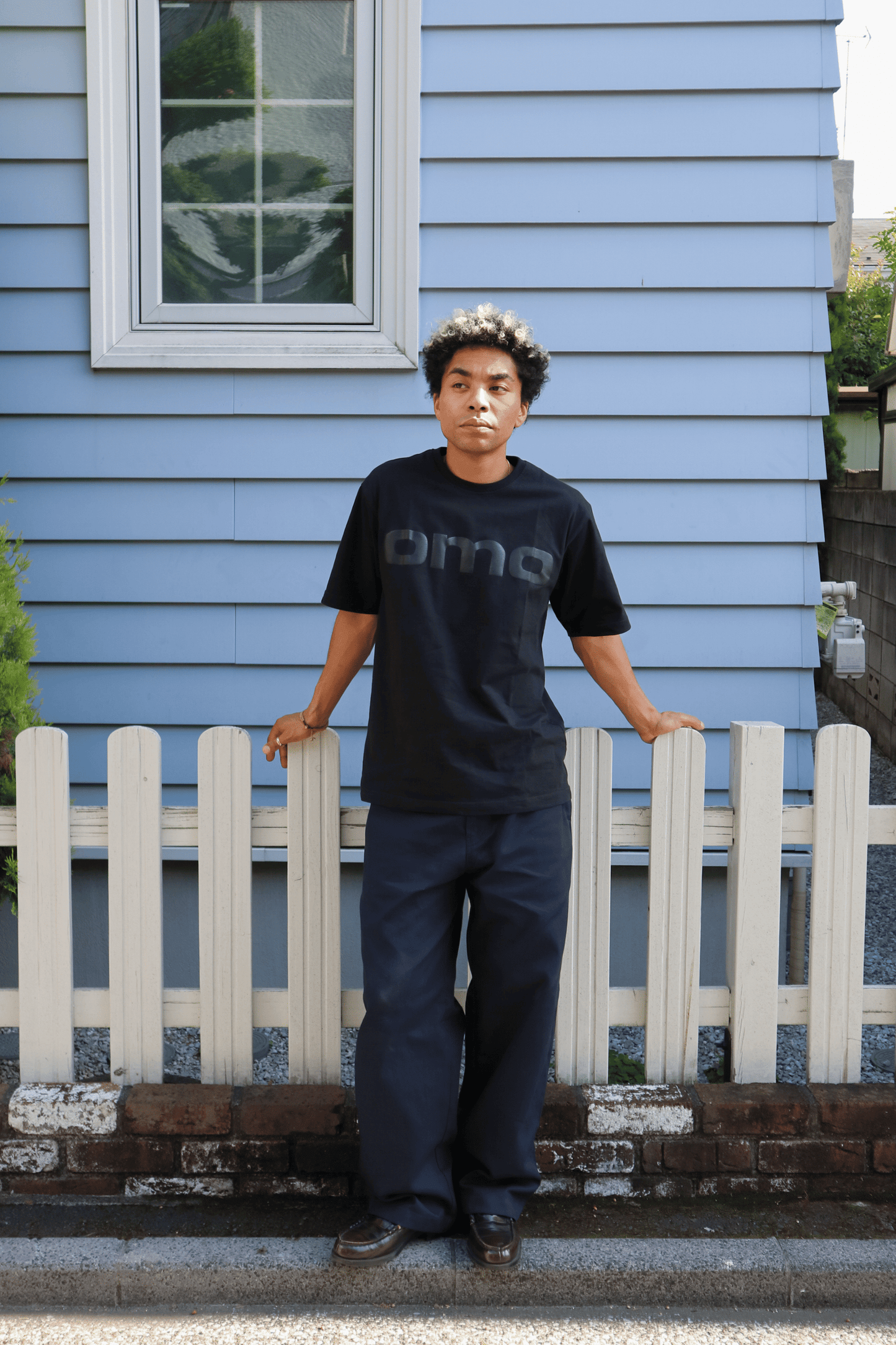 OMO Logo T-Shirt in Black