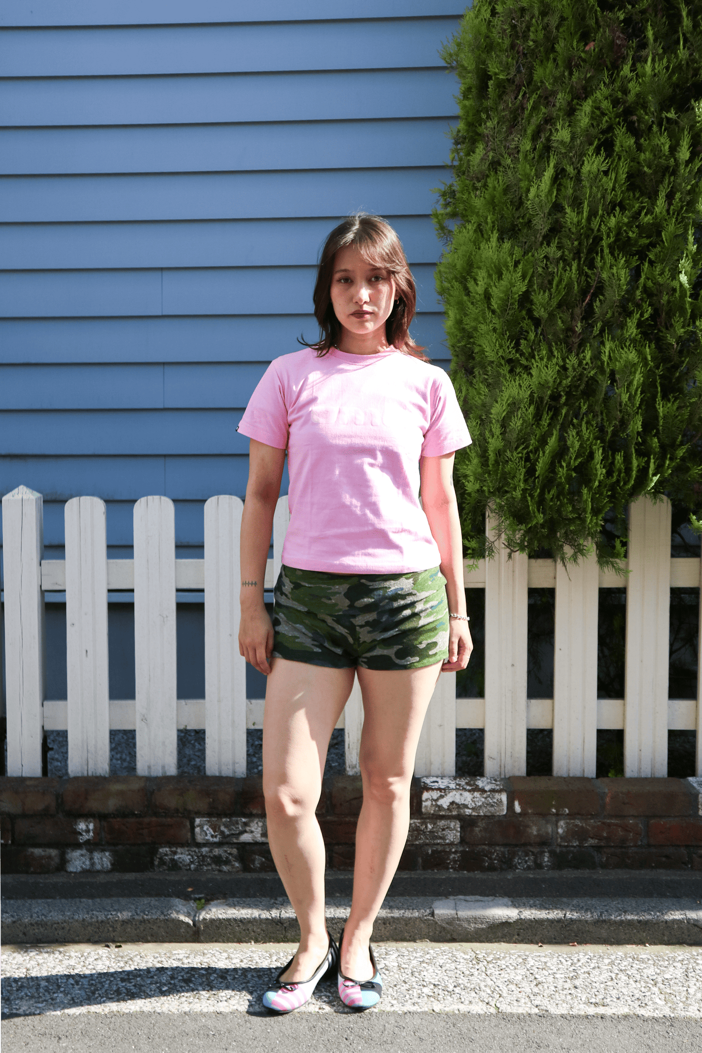 OMO Logo Baby T-Shirt in Pink