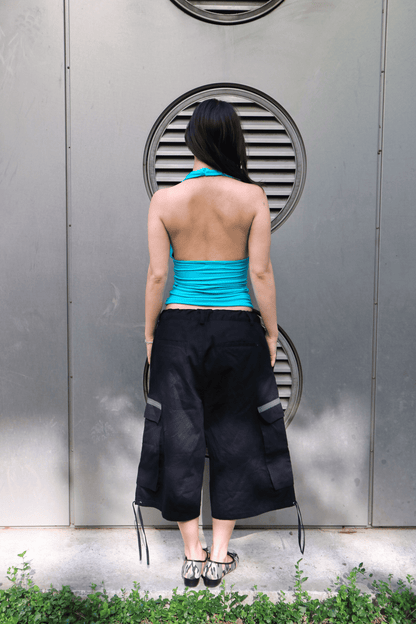 Tika Top in Aqua
