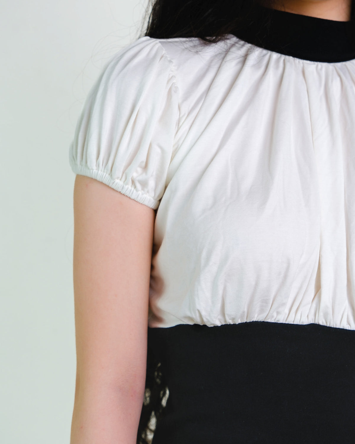 High Neck Balloon Top