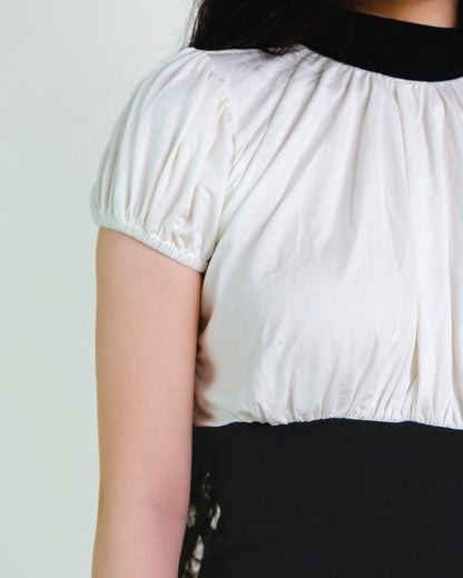 High Neck Balloon Top
